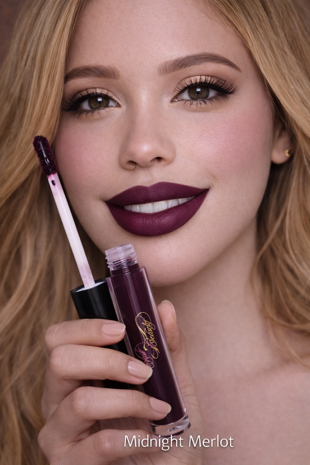 Midnight Merlot Velvet-Matte Lip Color