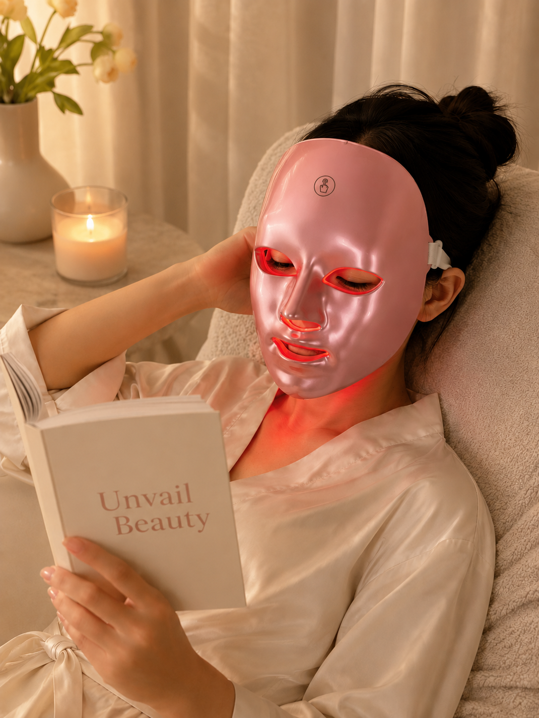 Unvail Beauty GlowMask™ | 7-Color LED Light Therapy Face Mask